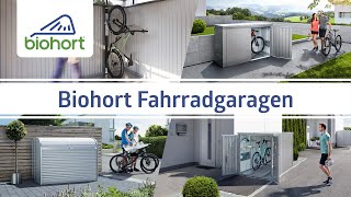 Biohort Fahrradgaragen Sortiment 2024  Ein kurzer Überblick [upl. by Alad]