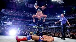 John Cena vs Brock Lesnar Extreme Rules Match highlights [upl. by Gregor575]