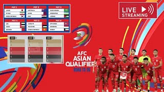 AFC Asian Qualifiers Preliminary Draw live Reaction FIFA World Cup 26 [upl. by Relyk398]