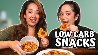 Trying New Easy Crunchy Keto Snacks [upl. by Connolly211]