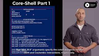 Molecular Dynamics  LAMMPS Tutorial 1  CoreShell Model [upl. by Buttaro318]