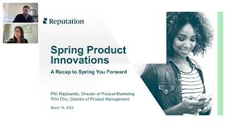 On Demand Webinar Reputation Product Innovations A Recap to Spring You Forward [upl. by Ahsaetan859]