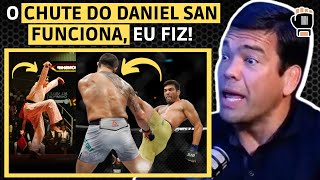 LYOTO MACHIDA RELEMBRA NOCAUTE EM VITOR BELFORT ESTILO KARATÊ KID [upl. by Nicolau]