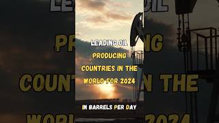 Leading Oil Producing countries in the world learn facts learning [upl. by Danaher826]