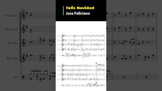 Feliz navidad sheet music [upl. by Wareing]