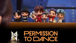 TinyTAN I ANIMATION   BTS 방탄소년단 Permission to Dance  Fan Made Music Video [upl. by Roosevelt517]