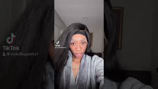 Frontal Wig Install 🖤🩷 houstonhair hair reels [upl. by Sirmons323]