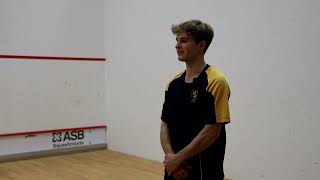 quotWe thought we were playing indoor tennisquot  2024 Captain of Squash Finn Goodson [upl. by Sherrard713]