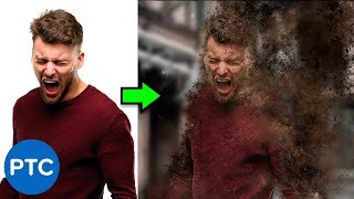 Disintegration Effect  Dispersion Effect  FULLY EXPLAINED Photoshop Tutorial [upl. by Savadove]