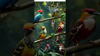 Nice birds of a feather  blackberry birds  Feed the birds  Partridgebirds  Bird HouseTopics [upl. by Ardiek]