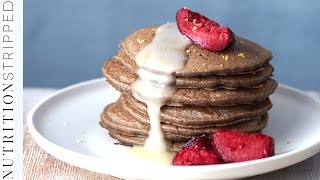 Buckwheat Stacks With Three Toppings from the Nutrition Stripped Cookbook [upl. by Sisenej]