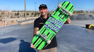 8125 x 317 STRIP STRIPE DOT DECK PRODUCT CHALLENGE w ANDREW CANNON  Santa Cruz Skateboards [upl. by Ellenet650]