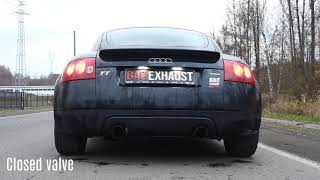 Audi TT 8N 18T quattro  Baq Exhaust  Sportowy układ wydechowy  Turboback exhaust system [upl. by Novla519]