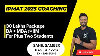 IPMAT No Fee Coaching Started  Join IIM After School  Malayalam Batch [upl. by Larrad768]