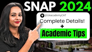 SNAP 2024 Complete Details with Key Focus Area  Academic Tips [upl. by Balfore]