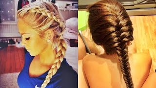 INCREÍBLES TRENZAS DE MODA 2016 [upl. by Eidnas353]