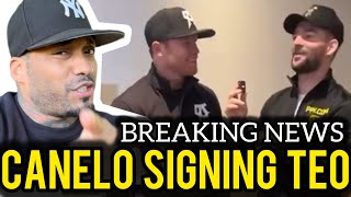 EPIC NEWS “Teofimo SIGNING With Canelo Inevitable” Canelo Confirmed Deal Not Done Yet But [upl. by Nayllij733]