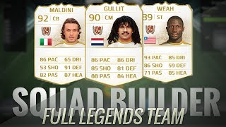 FIFA 14 FULL LEGENDS TEAM SQUAD BUILDER  SQUADRA DI TUTTE LEGGENDE [upl. by Eixel]