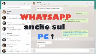 Guida a WhatsApp Web Come Utilizzare WhatsApp sul Tuo Computer [upl. by Greenburg190]