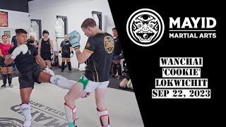 Wanchai Cookie Lokwichit  Muay Thai Seminar at Mayid Martial Arts [upl. by Ahsekahs]