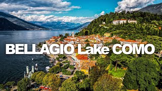 Bellagio Italy  Lake Como day trip with amazing drone view  DRON 4K UHD [upl. by Notsruht843]