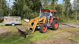 Köp Traktor Zetor 6945 super på Klaravik [upl. by Atterol]