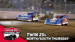 Twin 25s  2023 Lucas Oil Late Models NorthSouth 100 Thursday at Florence Speedway [upl. by Rheingold]