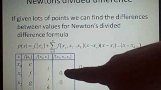 Interpolation  Newtons forwarddifference methods [upl. by Namad]