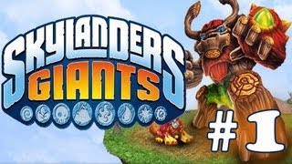 SKYLANDERS GIANTS WALKTHROUGH  PART 1  Time of the Giants [upl. by Thomson503]