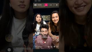 hira khan live on Instagram Arslan humna live  tamasha [upl. by Asilam]