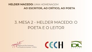 3 Mesa 2  Helder Macedo o poeta e o leitor [upl. by Acinok]