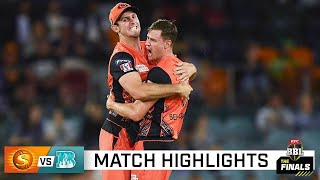 Perth powers into BBL Final with crushing win over Heat  KFC BBL10 [upl. by Elleirbag]