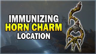 Immunizing Horn Charm Location with 1 Variant Raise Immunity  Elden Ring Guide [upl. by Erdnassac]