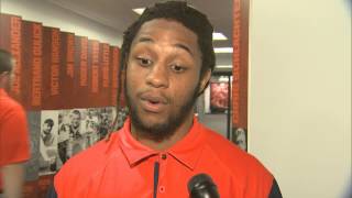 Training Camp Day 19 PrinceTyson Gulley Interview  Syracuse Football [upl. by Annazor16]