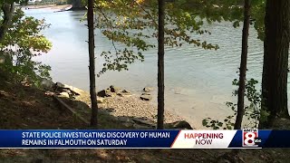 Mans body found along river in Falmouth park [upl. by Aicenad312]