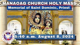 CATHOLIC MASS OUR LADY OF MANAOAG CHURCH LIVE MASS TODAY August 8 2024 541am Holy Rosary [upl. by Ahseinek333]