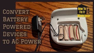 Convert Battery Powered Devices to AC Power [upl. by Norted46]