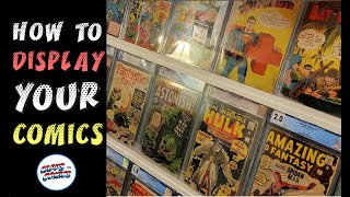 How to Make an Awesome Comic Book Display  DIY Comics Book Wall [upl. by Ynneh]