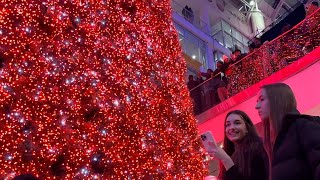 The Eaton Centre Christmas Tree is Officially lit 🎄🎅❄️ [upl. by Emlynn460]