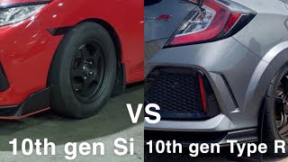 BIG TURBO CIVIC TYPE R VS BIG TURBO CIVIC SI 🇲🇽 [upl. by Favrot397]