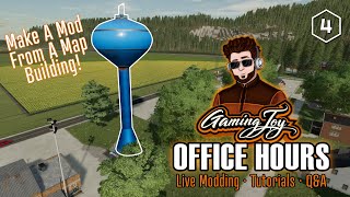 OfficeHours 04  Making a Mod from a Map Building  FS22 Modding · Tutorials · QampA [upl. by Assirahc]