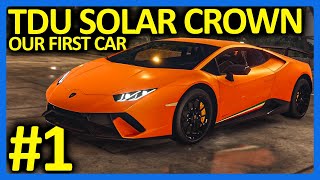 Test Drive Unlimited Solar Crown  Choosing Our First Car Part 1 TDU Solar Crown Lets Play [upl. by Rauch]