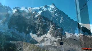 Aiguille du Midi  Mont Blanc  Chamonix France part1 Traveltourscalatoriicircuite turistice [upl. by Ahrendt]