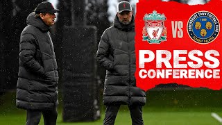 Liverpool FCs FA Cup press conference  Shrewsbury Town [upl. by Ogawa189]