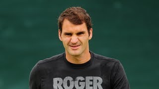 Wimbledon 2013 Federer relaxed about Nadal quarterfinal draw [upl. by Neddra225]