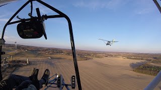 Flying the landscape at sunset [upl. by Nabal]