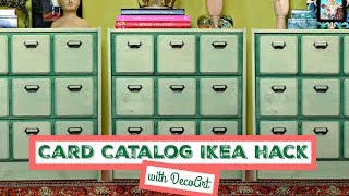 HOW TO Card Catalog IKEA Hack [upl. by Win]