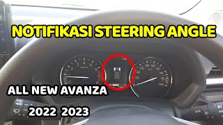 TOYOTA AVANZA 2022 2023 TERBARU BISA LIHAT KELURUSAN RODA DEPAN  STERING ANGLE NOTIFICATION [upl. by Agan391]