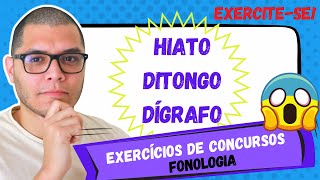 EXERCÍCIOS DE PORTUGUÊS PARA CONCURSO PÚBLICOFONÉTICA E FONOLOGIA ENCONTROS VOCÁLICOS E DÍGRAFOS [upl. by Airdnahc617]