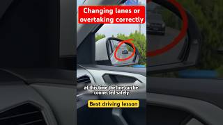 Overtaking in driving test  how to change lane  driving drivingtest cardrive cars shorts [upl. by Rolland]